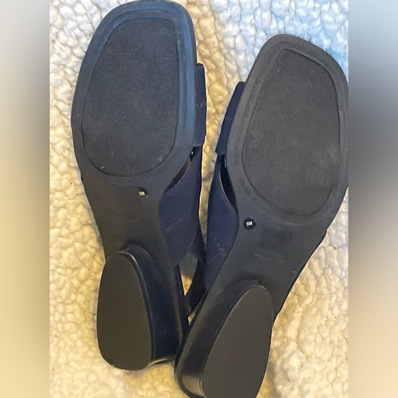 Women’s Nurture Navy Square Open Toe Sandals Size 9 - Picture 4 of 12